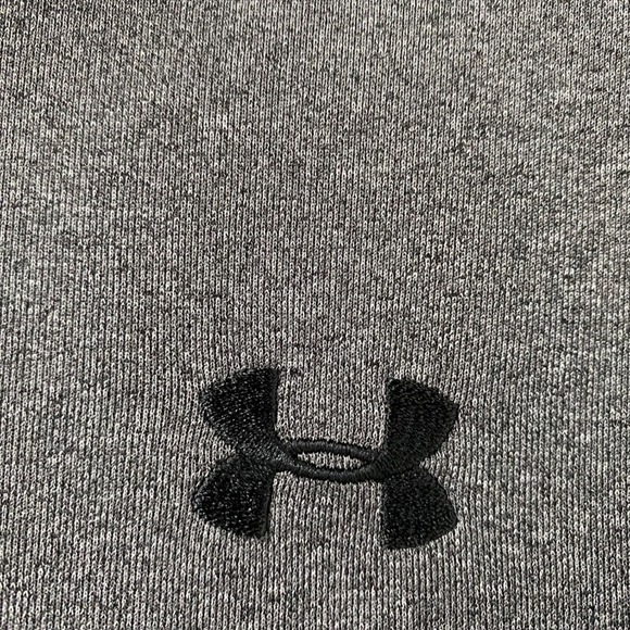 Under Armour HeatGear Mens XL Polo Shirt Charcoal Grey Heathered Loose Fit Golf - Picture 3 of 8